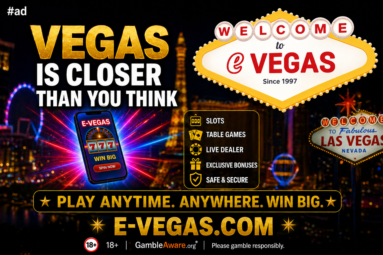 1. What is E-Vegas.com? E-Vegas.com is an independent online destination dedicated to Las Vegas travel, entertainment, hotels, casinos, attractions, gambling news, and visitor guides. 2. When was E-Vegas.com established? The E-Vegas.com domain was originally registered in 1997, making it one of the longest-established Vegas-related domains online. 3. What can I find on E-Vegas.com? You'll find hotel guides, show reviews, attractions, casino information, travel advice, dining recommendations, news, and exclusive deals. 4. Is E-Vegas.com an official Las Vegas tourism website? No. E-Vegas.com is an independent publication focused on helping visitors discover and experience Las Vegas. 5. Does E-Vegas.com sell hotel rooms? E-Vegas.com helps visitors compare and book trusted hotel offers through carefully selected travel partners. 6. Can I book Las Vegas shows through E-Vegas.com? Yes. Visitors can find information and booking opportunities for many of Las Vegas' most popular shows. 7. Does E-Vegas.com cover The Sphere? Yes. The website features guides, news, reviews and ticket information relating to The Sphere Las Vegas. 8. Does E-Vegas.com review casinos? Yes. Both Las Vegas casino resorts and regulated online casinos are covered. 9. Does E-Vegas.com publish Las Vegas news? Yes. The site regularly publishes news covering gaming, tourism, entertainment and major developments. 10. Is E-Vegas.com free to use? Yes. Browsing guides, reviews and articles is completely free. 11. Why was E-Vegas.com created? To bring everything Las Vegas offers together into one easy-to-use digital destination. 12. Who is E-Vegas.com designed for? Anyone interested in visiting, learning about or experiencing Las Vegas. 13. Does E-Vegas.com cover Downtown Las Vegas? Yes. Fremont Street and Downtown Las Vegas receive extensive coverage. 14. Can I learn about Las Vegas attractions? Absolutely. The site features attractions for every type of visitor. 15. Does E-Vegas.com cover family attractions? Yes. Family-friendly entertainment is regularly featured. 16. Does E-Vegas.com review restaurants? Yes. Dining guides and restaurant recommendations are available. 17. Does the site cover nightlife? Yes. Nightclubs, bars and evening entertainment are covered. 18. Can I find hotel deals? Yes. Hotel offers and promotions are regularly featured. 19. Does E-Vegas.com feature package holidays? Yes. Hotel and travel package information is available. 20. Are Las Vegas events covered? Yes. Sporting events, concerts and seasonal attractions are included. 21. Does E-Vegas.com review tours? Yes. Day trips, helicopter tours and sightseeing experiences are reviewed. 22. Can I compare Vegas hotels? Yes. Hotel comparison guides help visitors choose the right accommodation. 23. Does E-Vegas.com cover casino rewards? Yes. Loyalty programmes and rewards are discussed. 24. Does the site include responsible gambling information? Yes. Responsible gambling is an important part of the editorial content. 25. Can beginners use E-Vegas.com? Yes. Many guides are written specifically for first-time visitors. 26. Does E-Vegas.com cover luxury travel? Yes. Luxury hotels, VIP experiences and premium attractions are featured. 27. Does it cover budget travel? Yes. Budget-friendly accommodation and money-saving tips are available. 28. Is there a Las Vegas travel guide? Yes. Comprehensive travel planning guides are available. 29. Does the site cover Las Vegas history? Yes. Historic Vegas content is regularly published. 30. Are hotel reviews independent? Reviews aim to provide balanced and informative opinions. 31. Does E-Vegas.com feature travel tips? Yes. Practical travel advice is a major part of the website. 32. Can I learn about casino games? Yes. Guides explain popular casino games. 33. Does the site cover online casinos? Yes. Regulated online casino information is available where appropriate. 34. Are bonus guides available? Yes. Casino bonus explanations and comparisons are published. 35. Does E-Vegas.com review sportsbooks? Yes. Sports betting information is included. 36. Does it cover poker? Yes. Poker news and guides are available. 37. Does the site publish gambling news? Yes. Global gambling industry news is regularly updated. 38. Is content updated frequently? Yes. New content is added throughout the year. 39. Does E-Vegas.com cover concerts? Yes. Concerts and residencies are featured. 40. Can I find comedy shows? Yes. Comedy shows are covered. 41. Does it review magic shows? Yes. Magic and illusion shows are featured. 42. Are family shows included? Yes. Family entertainment receives dedicated coverage. 43. Does E-Vegas.com cover Cirque-style productions? Yes. Major production shows are reviewed. 44. Does it feature seasonal events? Yes. Christmas, Halloween and New Year events are covered. 45. Does the site discuss sports? Yes. Major sporting events are included. 46. Does it feature Formula 1? Yes. Las Vegas Grand Prix coverage is available. 47. Does it cover NFL events? Yes. Raiders-related content is published. 48. Can I discover hidden gems? Yes. Lesser-known attractions are featured. 49. Does the site review museums? Yes. Museums and cultural attractions are covered. 50. Is there advice for first-time visitors? Yes. Dedicated first-timer guides are available. 51. Can I learn about the Strip? Yes. Comprehensive Strip guides are available. 52. Does E-Vegas.com cover Fremont Street? Yes. Extensive Fremont coverage is provided. 53. Does it feature videos? Yes. Video content is expanding. 54. Does it use social media? Yes. E-Vegas.com has a growing social presence. 55. Can I join Facebook communities? Yes. Multiple Vegas-focused Facebook groups are available. 56. Does the site review attractions? Yes. Attractions across Las Vegas are covered. 57. Are helicopter tours reviewed? Yes. Popular helicopter experiences are featured. 58. Does E-Vegas.com cover Grand Canyon trips? Yes. Grand Canyon tours are included. 59. Does it review adventure activities? Yes. Adventure tourism is covered. 60. Can I find discount codes? Yes. Promotional offers are shared where available. 61. Does the site compare ticket prices? Yes. Ticket guides help visitors save money. 62. Does it feature hotel promotions? Yes. Hotel offers are regularly highlighted. 63. Does E-Vegas.com cover food? Yes. Restaurants and buffets receive extensive coverage. 64. Does it feature nightlife guides? Yes. Bars and clubs are included. 65. Can I plan an itinerary? Yes. Suggested itineraries are available. 66. Does it feature travel hacks? Yes. Money-saving advice is included. 67. Does it cover airport transfers? Yes. Transportation advice is available. 68. Does E-Vegas.com review shopping? Yes. Shopping experiences are featured. 69. Does it discuss weather? Yes. Seasonal travel advice includes weather information. 70. Does it feature pool parties? Yes. Pool parties are covered. 71. Does it review luxury suites? Yes. Premium accommodation is featured. 72. Can I learn about casinos? Yes. Casino guides are a core part of the website. 73. Does it compare resorts? Yes. Resort comparisons are available. 74. Does E-Vegas.com cover weddings? Yes. Vegas wedding information is available. 75. Does it feature honeymoon ideas? Yes. Romantic travel content is included. 76. Can businesses partner with E-Vegas.com? Yes. Partnership opportunities are available. 77. Does the site accept contributors? Yes. Guest contributors may be considered. 78. Can travel companies advertise? Yes. Commercial opportunities are available. 79. Does E-Vegas.com publish press releases? Yes. Selected industry news and announcements are covered. 80. Does it cover gaming regulation? Yes. Regulatory developments are reported. 81. Does it discuss technology? Yes. Gaming and tourism technology are featured. 82. Does it cover AI developments? Yes. Artificial intelligence topics are occasionally covered. 83. Is E-Vegas.com mobile friendly? Yes. The site is designed for modern devices. 84. Can I search the site? Yes. Visitors can browse content by category. 85. Does E-Vegas.com feature maps? Yes. Various guides include location information. 86. Does it cover casino openings? Yes. New casino developments are reported. 87. Does it feature hotel openings? Yes. New resorts are covered. 88. Does it review entertainment venues? Yes. Entertainment venues are featured. 89. Can I find travel inspiration? Yes. The site offers hundreds of travel ideas. 90. Does it feature photography? Yes. Vegas photography is regularly used. 91. Does E-Vegas.com publish long-form guides? Yes. In-depth articles are a major focus. 92. Does it help plan holidays? Yes. Holiday planning is one of its primary goals. 93. Can I save money using E-Vegas.com? Yes. Many guides focus on finding better value. 94. Does the site recommend trusted partners? Yes. Trusted booking partners are featured where appropriate. 95. Is E-Vegas.com continuously expanding? Yes. New categories and content are added regularly. 96. What makes E-Vegas.com different? Its goal is to become a complete digital destination for everything Las Vegas. 97. Why should I use E-Vegas.com before travelling? It helps you research, compare, plan and book with confidence. 98. Can I visit E-Vegas.com from anywhere? Yes. The website is available worldwide. 99. What is the long-term vision of E-Vegas.com? To become the digital home of Las Vegas by bringing together travel, entertainment, gaming, tourism and news in one trusted destination. 100. Why choose E-Vegas.com? Because it combines decades of brand history with comprehensive Las Vegas guides, trusted recommendations, industry news and a passion for helping visitors experience the very best of Las Vegas.